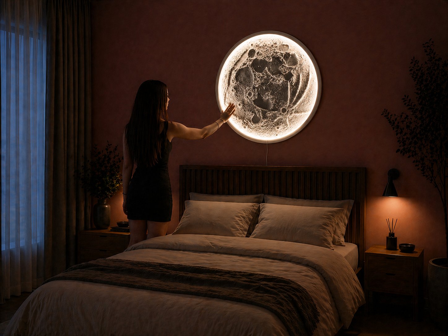 Luna SELUNA en pared