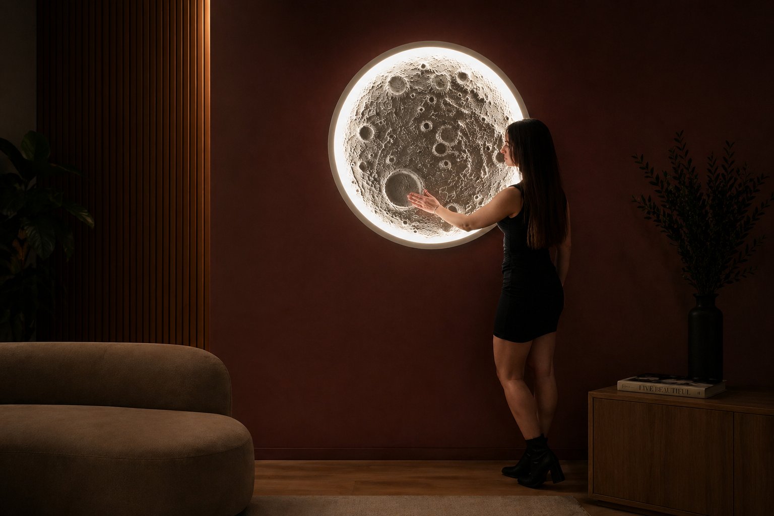 Luna SELUNA en ambiente de salón